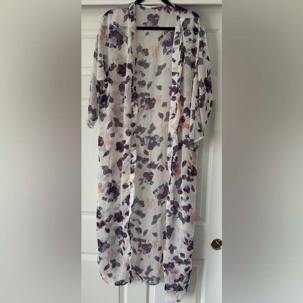 Chiffon Floral Kimono